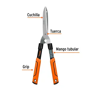 Tijera para poda 56 cm, ligera, mgos tubulares, TRUPER