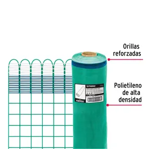 Fiero Rollo de 30 m x 0.6 m de malla mosquitera plástica verde