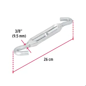 Tensor zinc 3/8