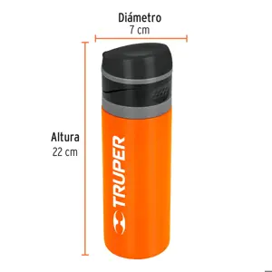 Vaso térmico de acero inoxidable, 450 ml, TRUPER