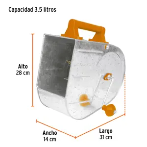 Tirolera galvanizada profesional, Truper