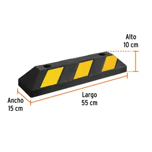 Tope de 55 cm para estacionamiento, Truper