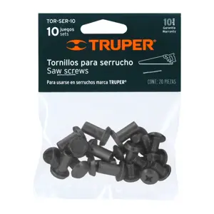 Truper Bolsa con 10 tornillos para serruchos STX, STD y STCX