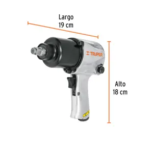 Truper Kit de llave de impacto 1/2