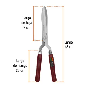 Tijera para poda 48 cm forjada mangos de madera, Expert