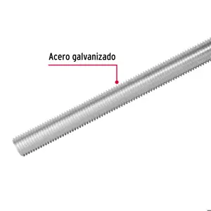 Varilla roscada de 1 m x 1/2