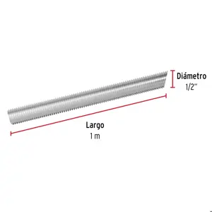 Varilla roscada de 1 m x 1/2