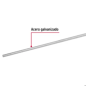 Varilla roscada de 1 m x 5/16