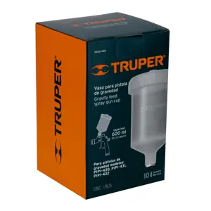 Vaso plástico de repuesto para PIPI-430/431/432, TRUPER