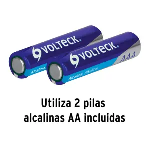 Vela de LED con sensor con 2 pilas AA, Volteck