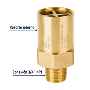 Foset Válvula externa de seguridad para tanque estacionario,3/4